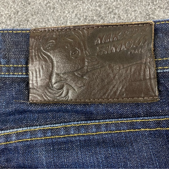 Naked & Famous Weird Guy - Left Hand Twill Selvedge Indigo Jeans Men’s Sz 32 - Picture 5 of 12